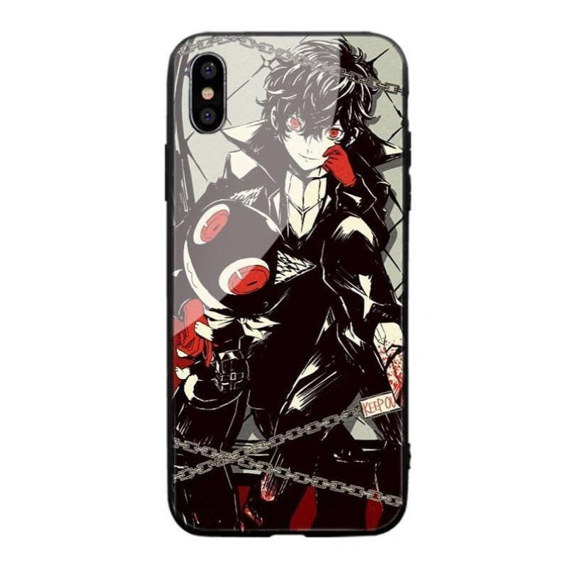 Amazon.co.jp: ペルソナ5 iPhoneケース スマホケース 雨宮蓮 坂本竜司